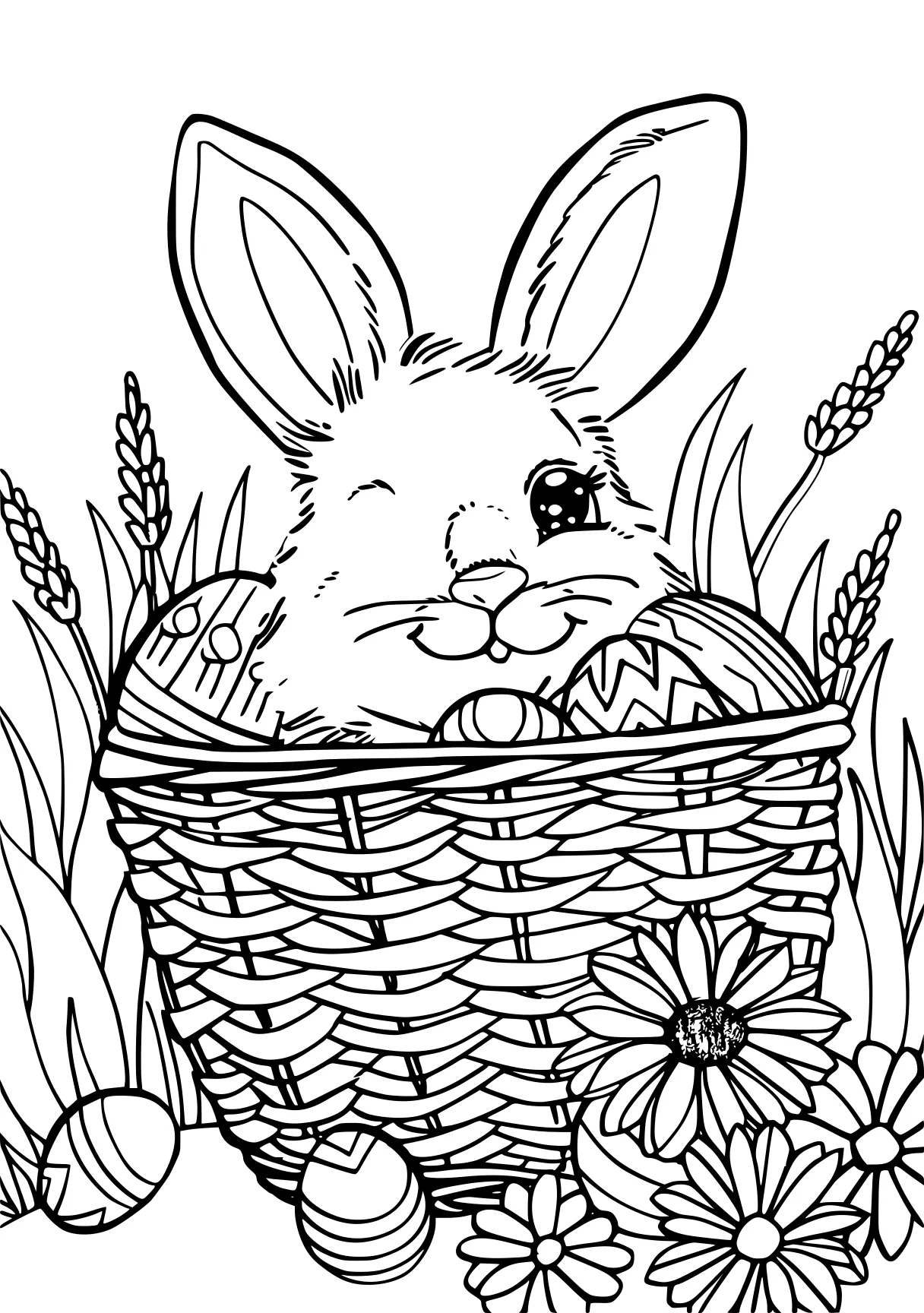 easter coloring pages, rabbit, bunny, easter, free page downloads