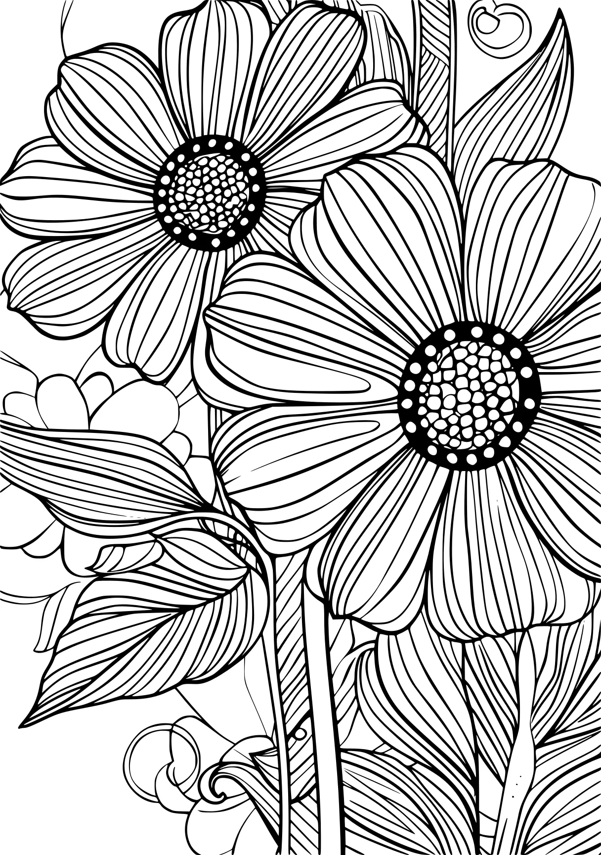 printable flower coloring pages, colouring, zentangle, coloring, free page downloads