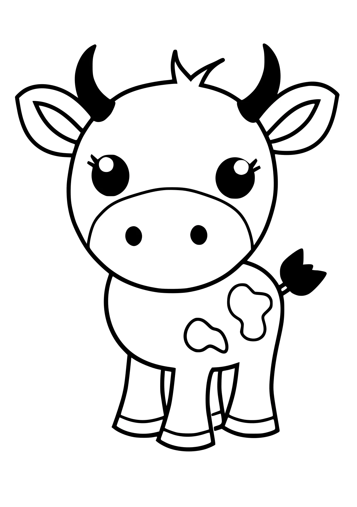 coloring pages printable animals cow, donkey, llama, moose, rhino, free page downloads