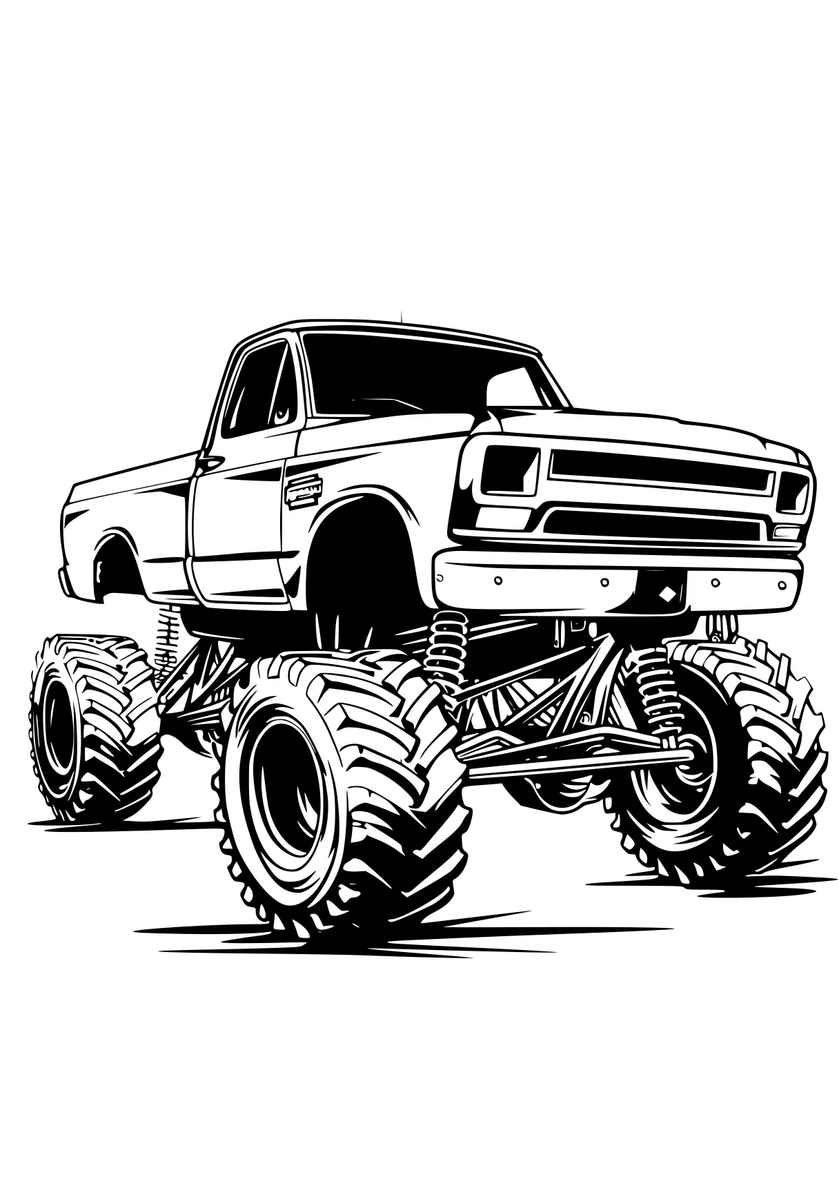 monster truck coloring pages trucks, truck, vehicle, crawler, jeep, free page downloads