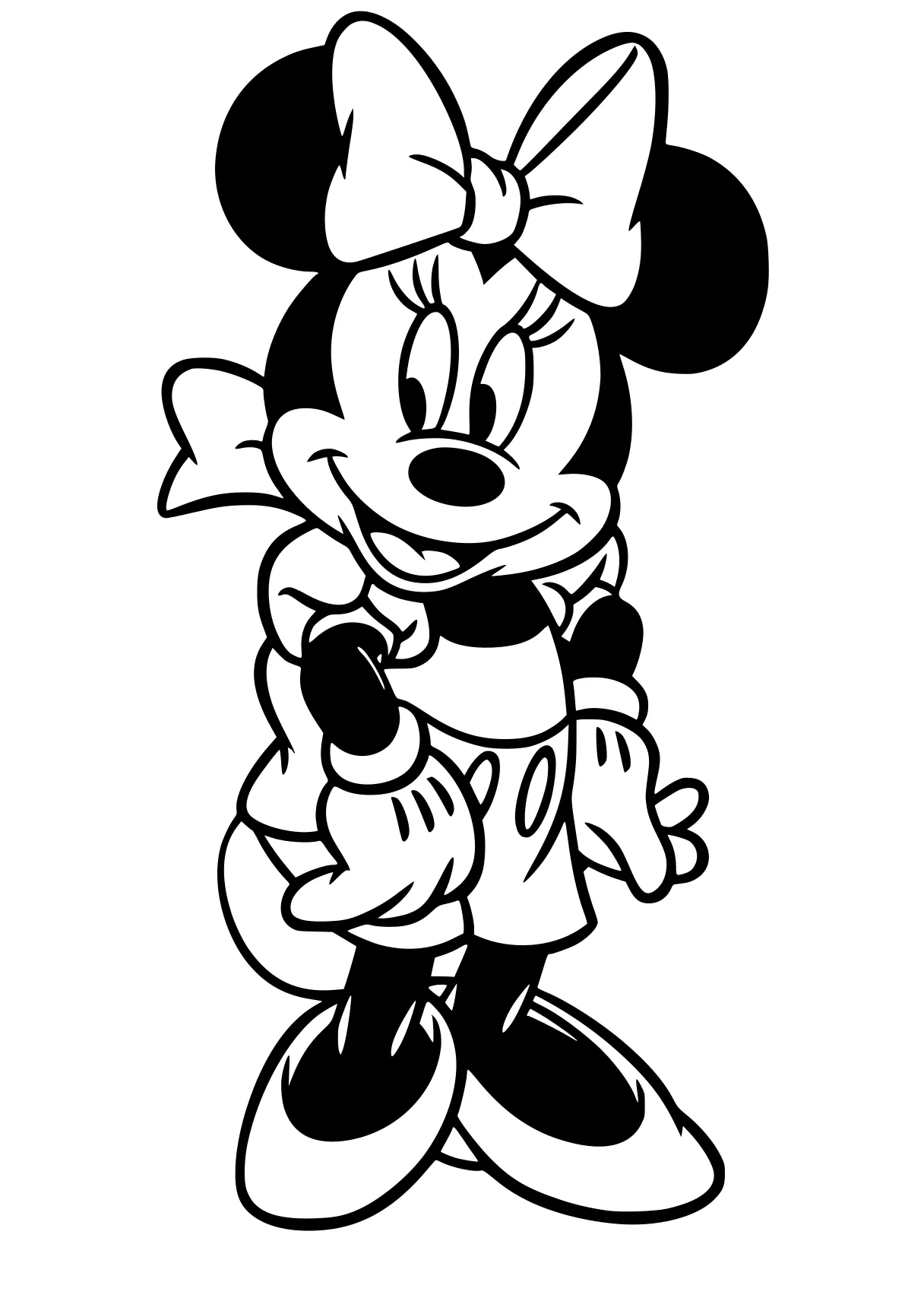 minnie coloring page minnie, mickey, mouse, goofy, pluto, free downloads