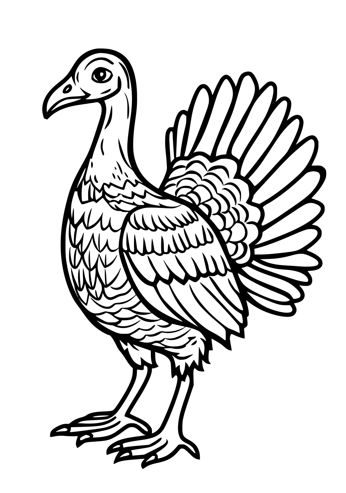 turkey coloring rooster, turkey, adult, free page downloads