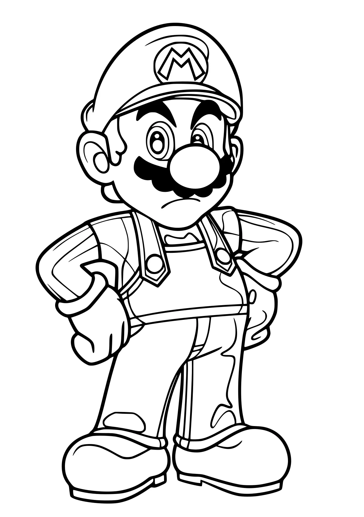 mario coloring pages luigi, mario, toad, blippi, kart, free page downloads