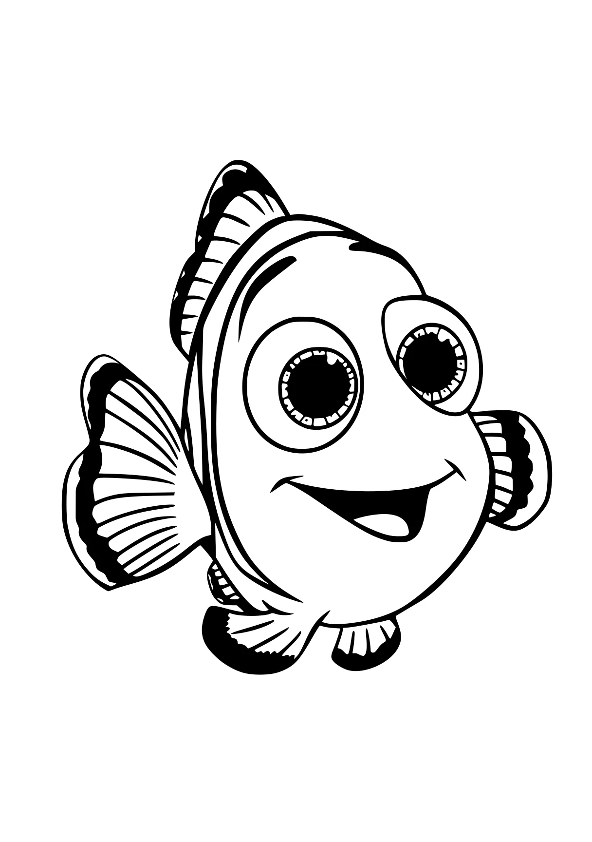 finding nemo coloring pages nemo, fish, dory, guppies, illustrator, free page downloads