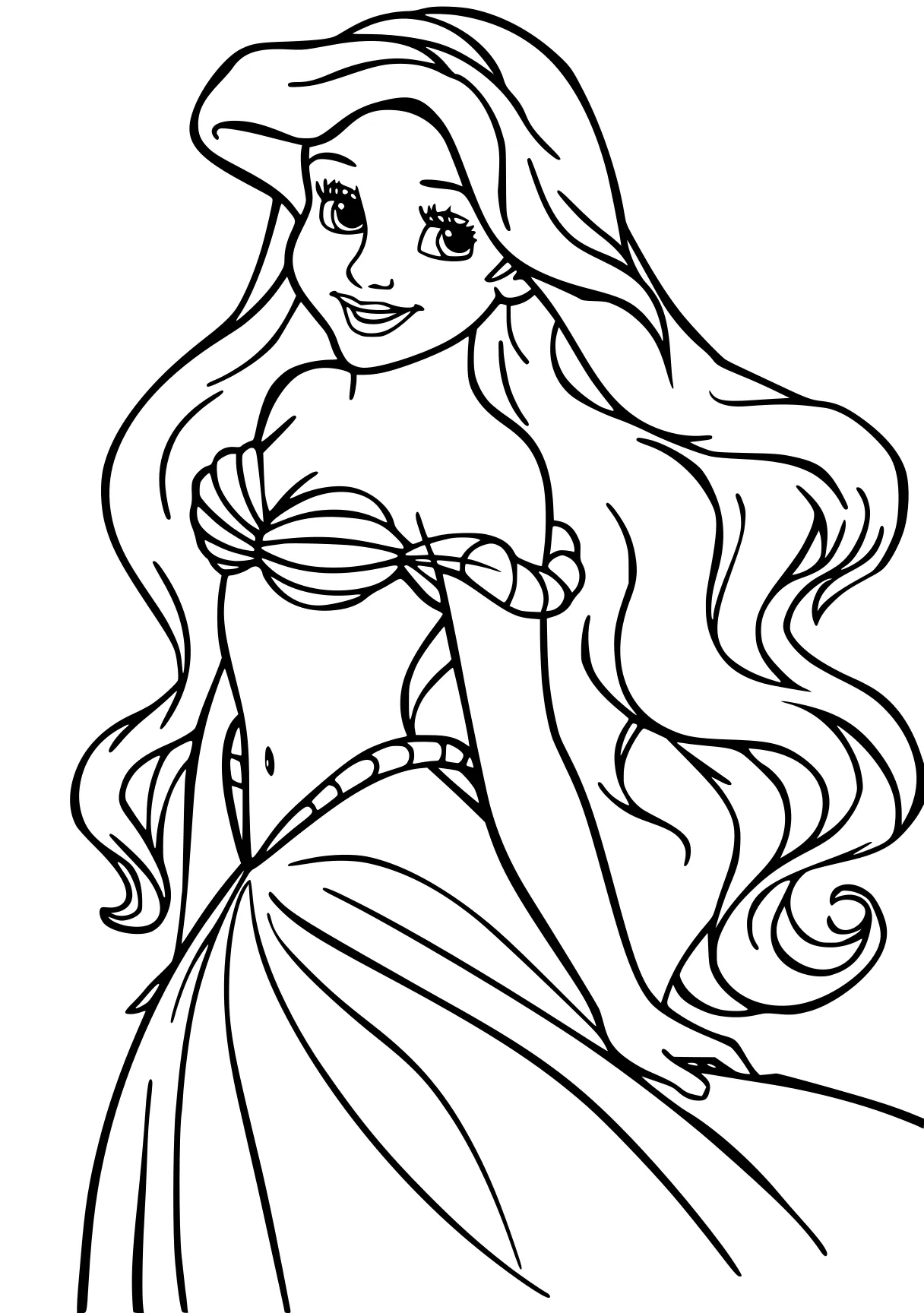 princess ariel coloring pages ariel, mermaid, winx, jasmine, rapunzel, free page downloads