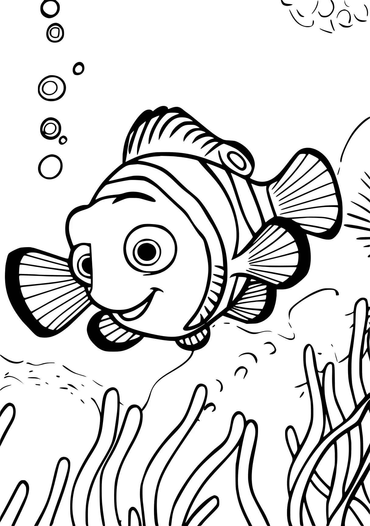 nemo coloring pages fish, nemo, dory, guppies, free page downloads