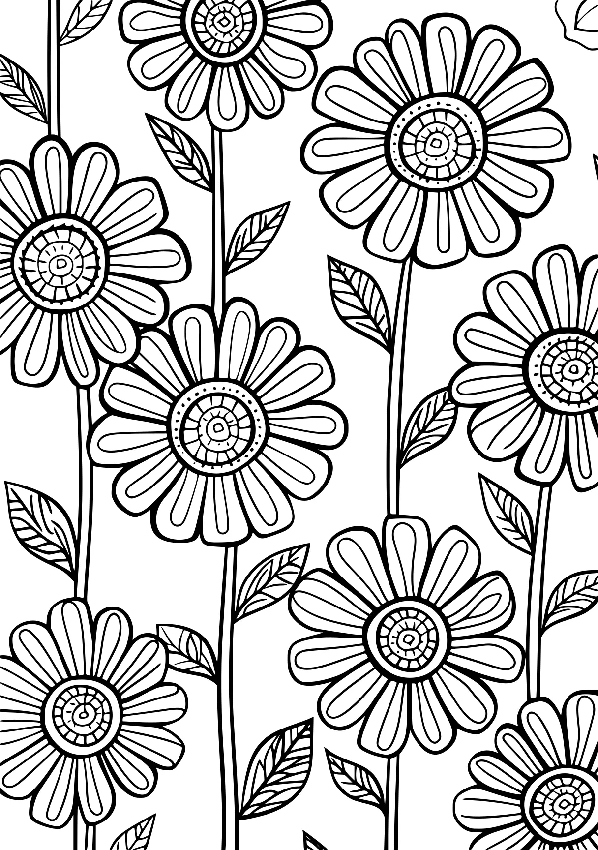 coloring pages printable flowers, printables, pattern, colouring, free page downloads