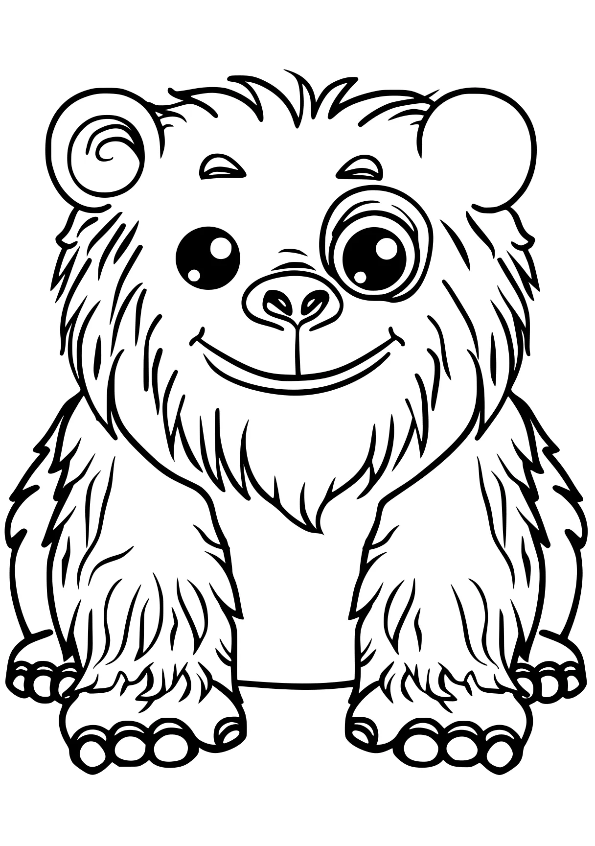 bluey coloring pages bear, fazbear, panda, koala, raccoon, free page downloads