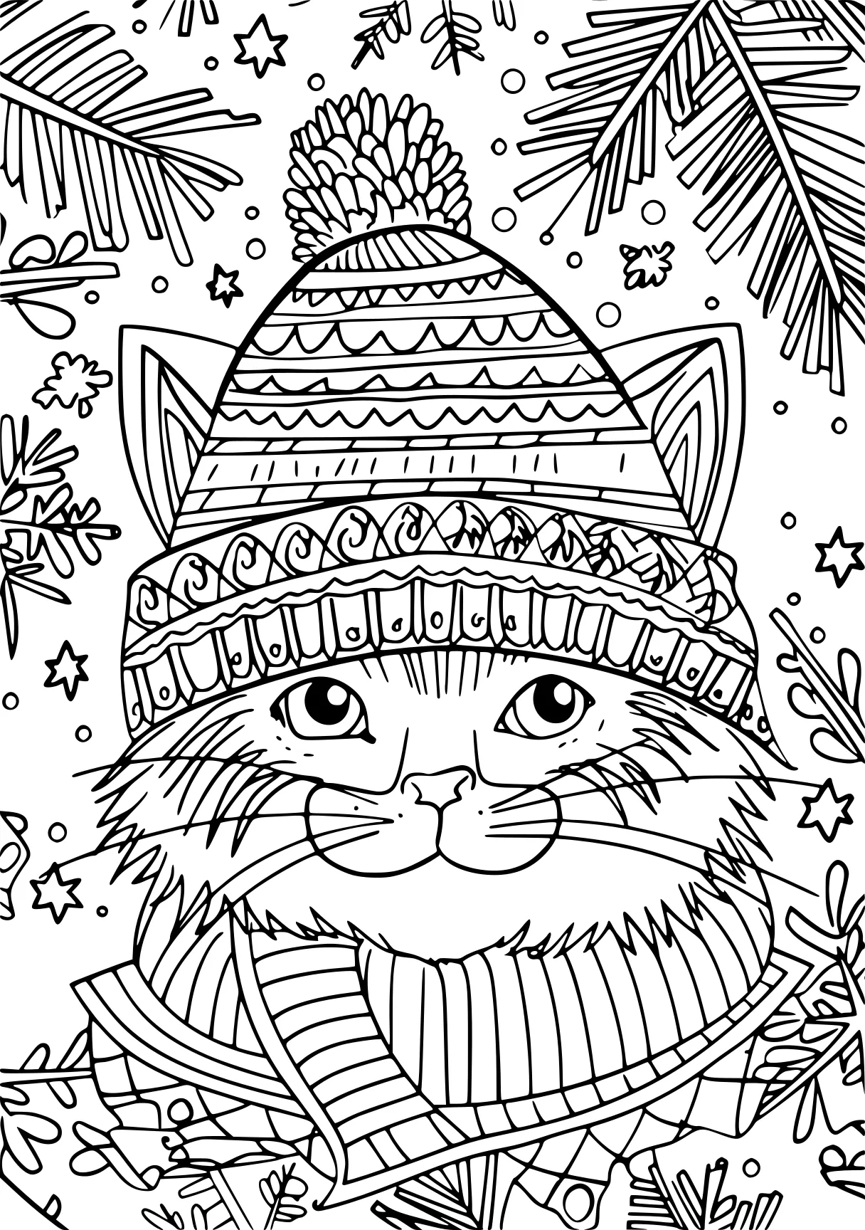 winter coloring pages, zentangle, merry, mitten, free page downloads