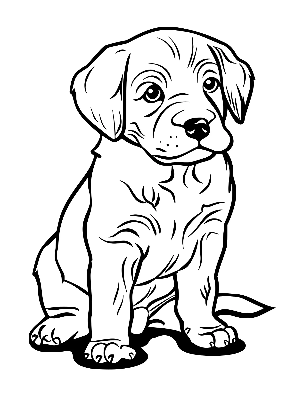 puppy dog coloring pages retriever, puppy, illustrator, dog, clifford, free page downloads