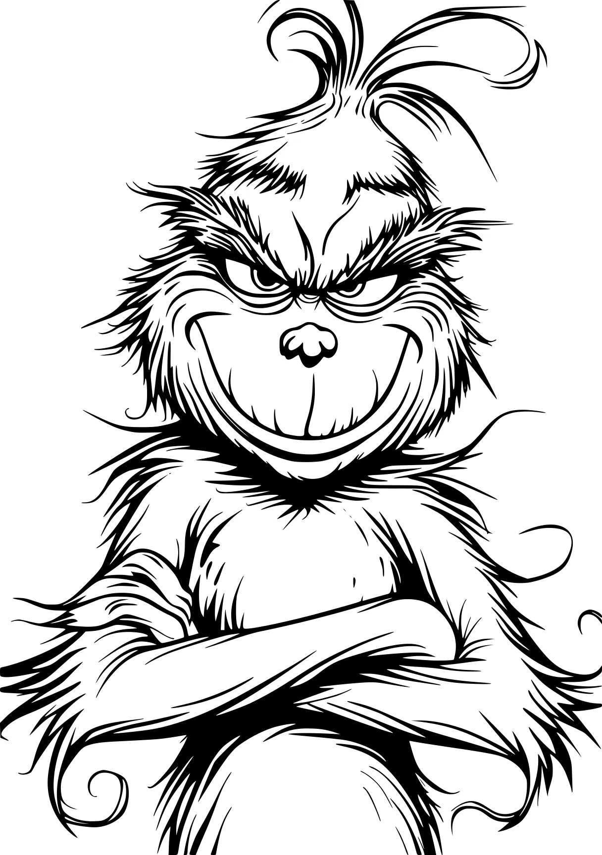 grinch coloring grinch, raccoon, werewolf, racoon, troll, free page downloads