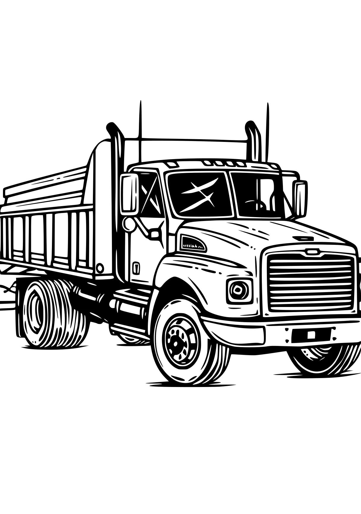 truck coloring pages truck, trucks, semi, vehicle, transportation, free page downloads