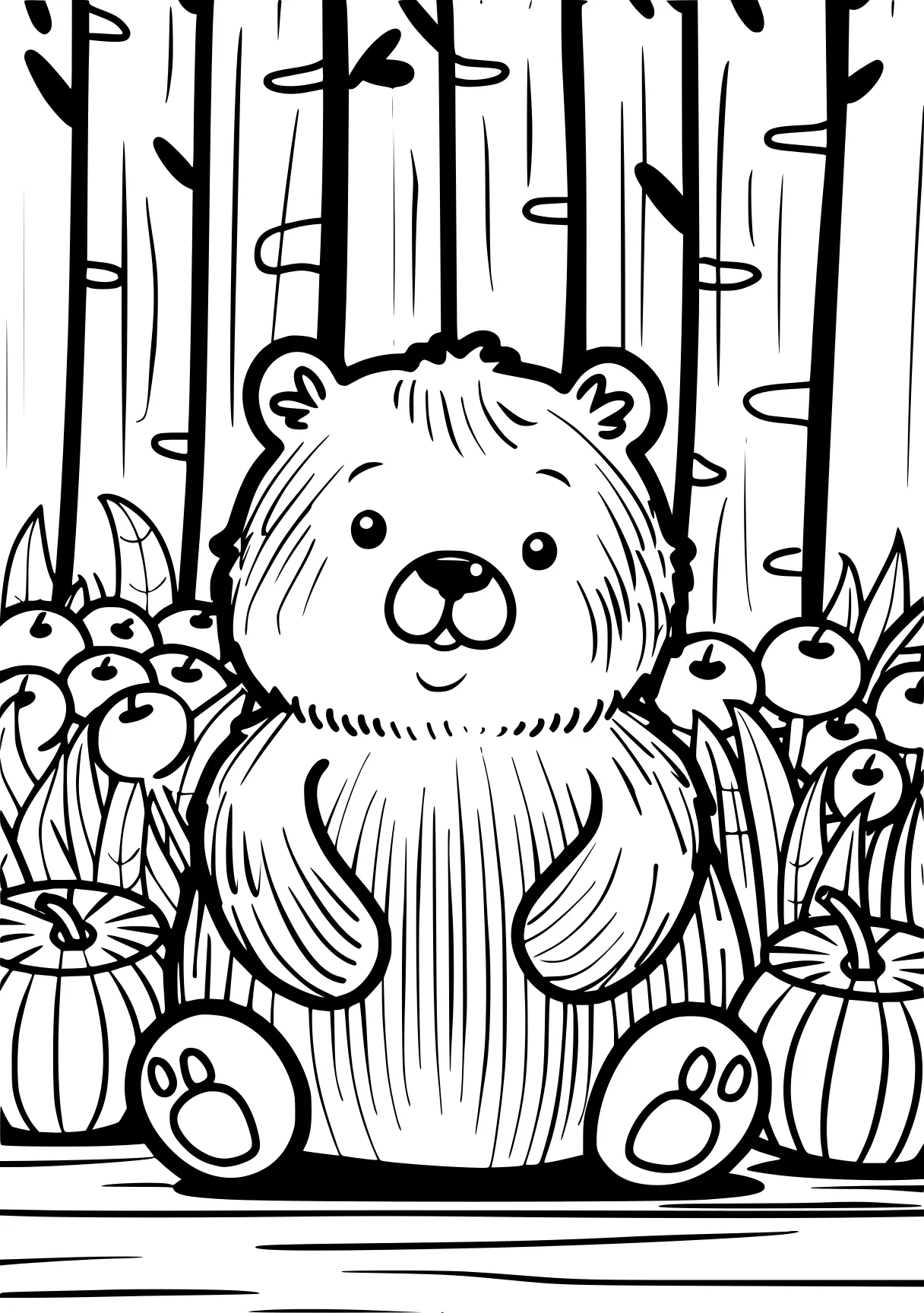 wednesday colouring pages bear, bears, pooh, free coloring page downloads