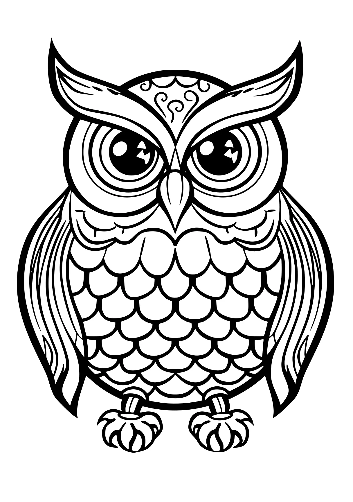 owl coloring pages owl, illustrator, design, free page downloads