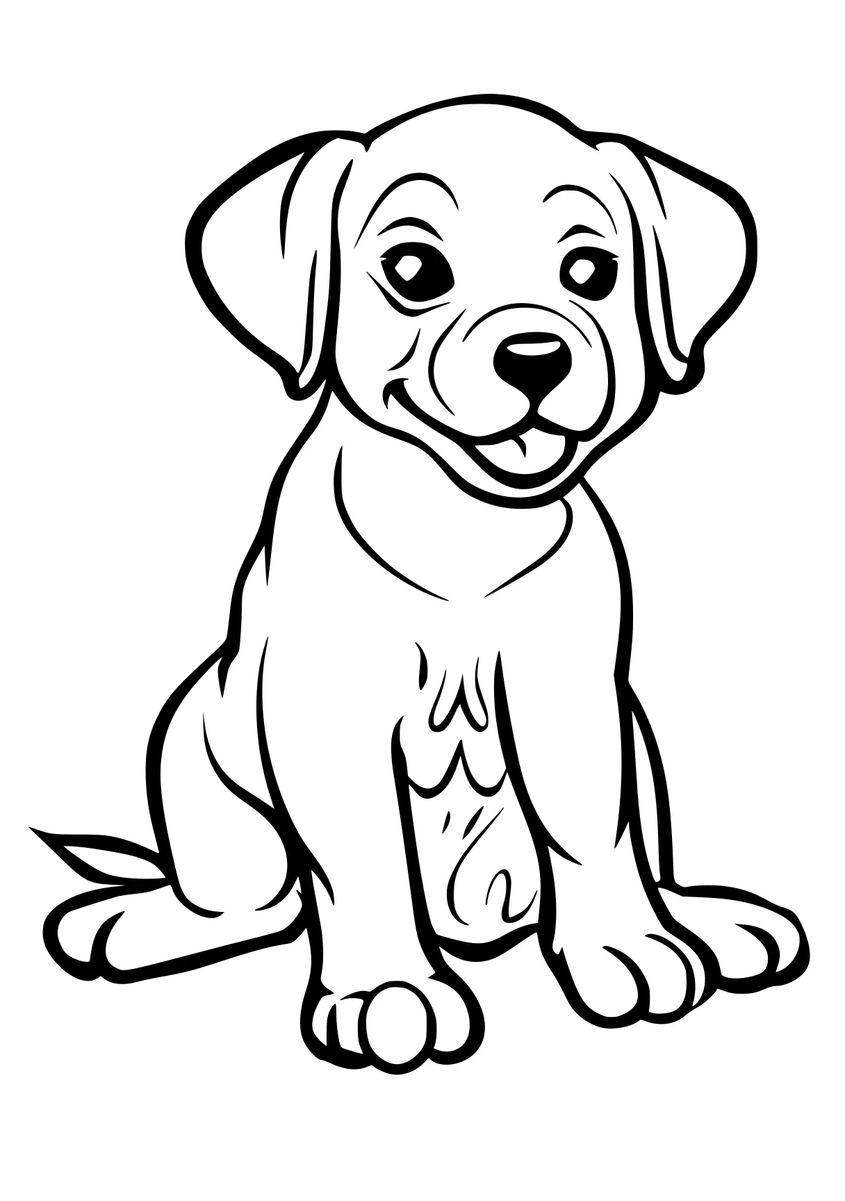 dog coloring retriever, puppy, clifford, dog, illustrator, free page downloads