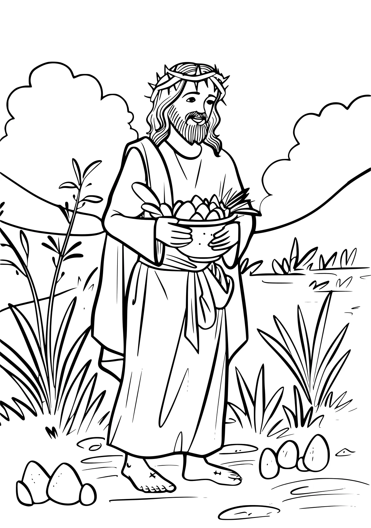 jesus coloring pages zacchaeus, esau, moses, pilgrim, shepherd, free page downloads