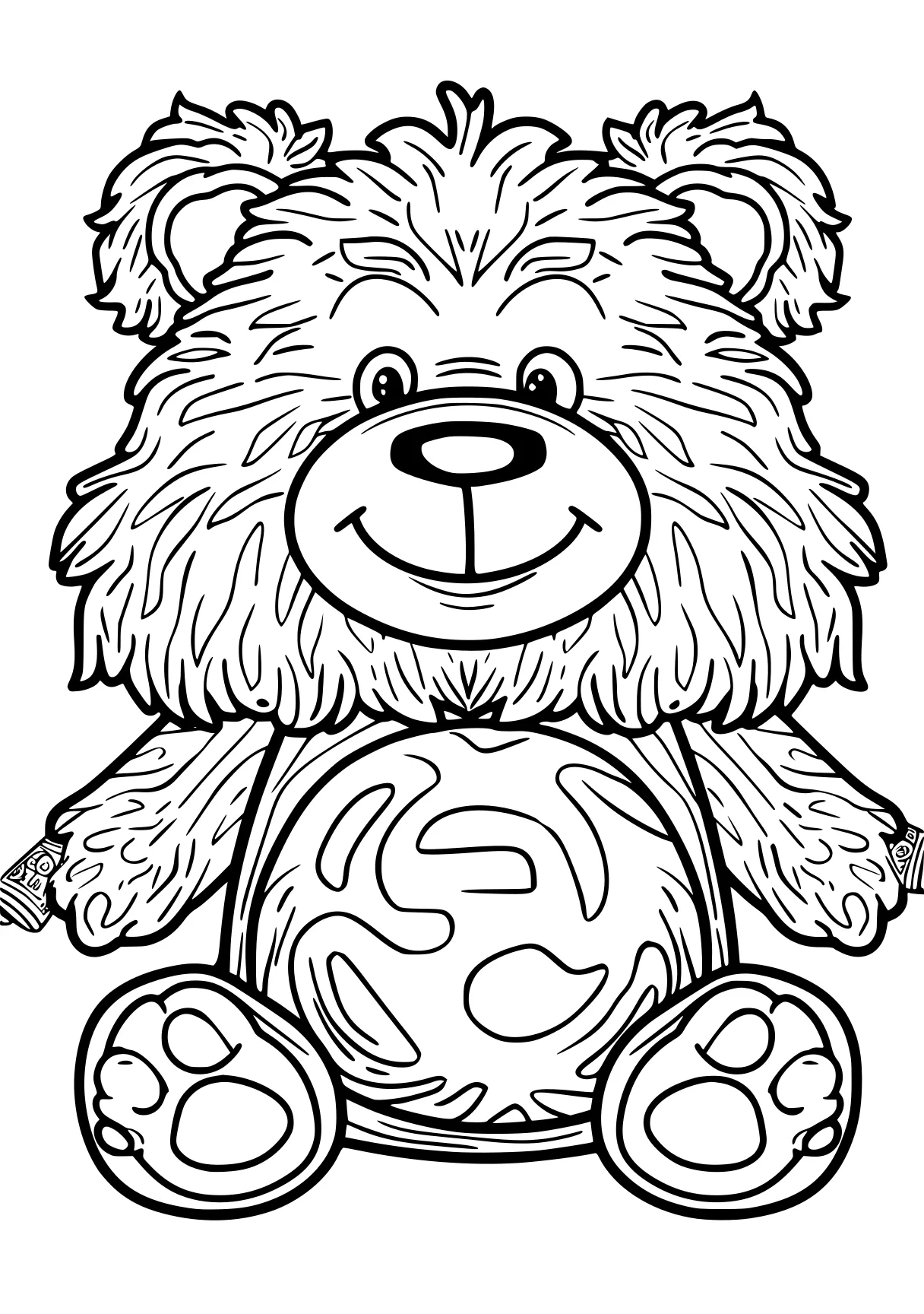 huggy wuggy coloring pages bear, gorilla, bears, free page downloads