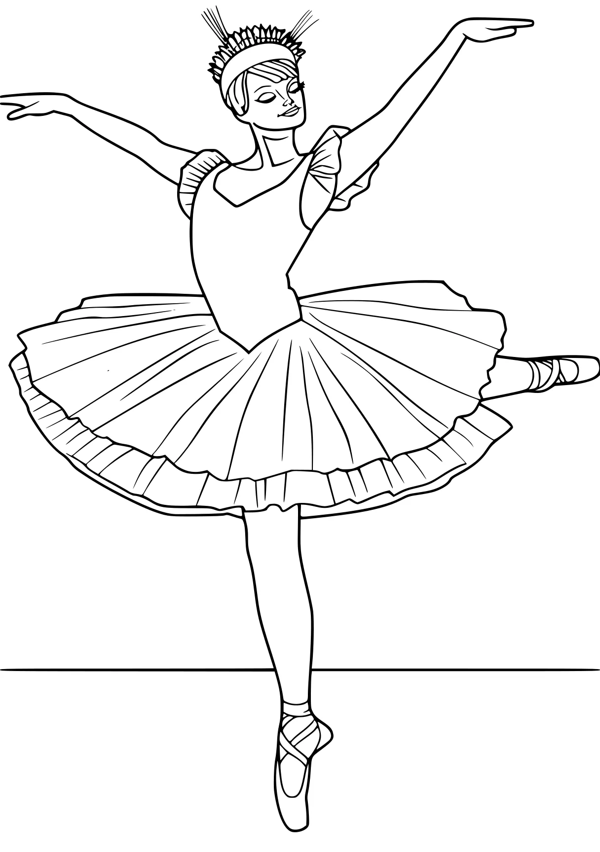 ballerina coloring pages ballerina, dance, shinobu, nutcracker, free page downloads