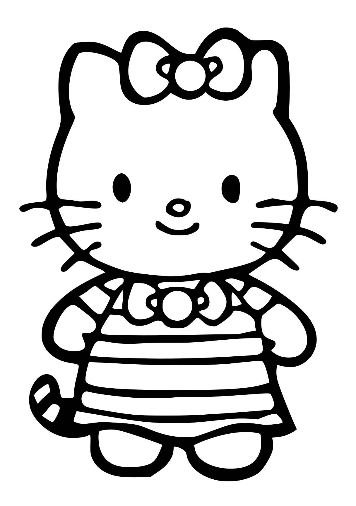 coloring pages printable hello kitty sanrio, kitty, winnie, peppa, free page downloads