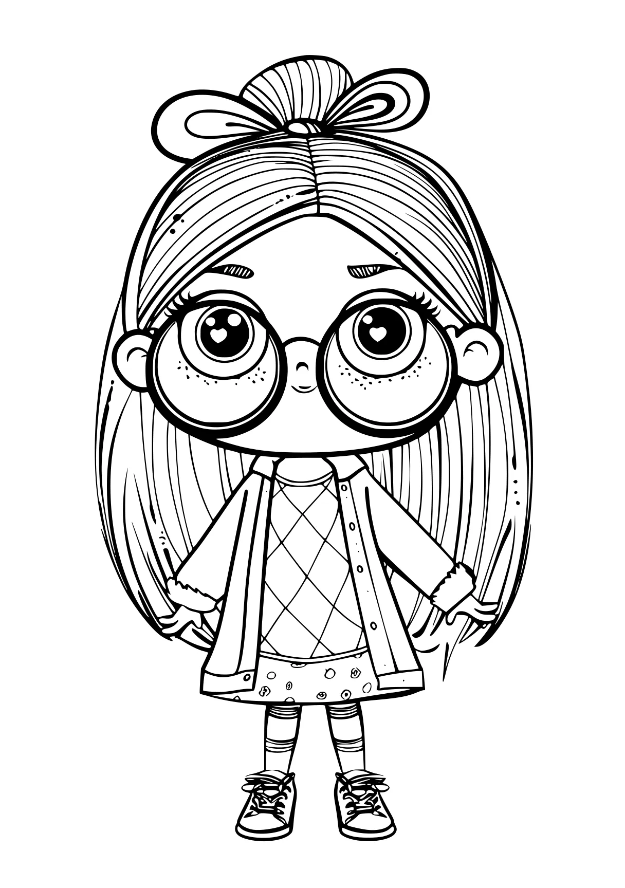 coloring sheets chibi, potter, illustrator, pororo, sweater, free page downloads