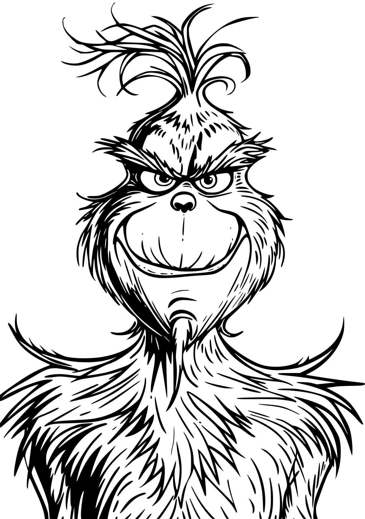 grinch coloring page grinch, garfield, monkey, owl, gruffalo, free downloads