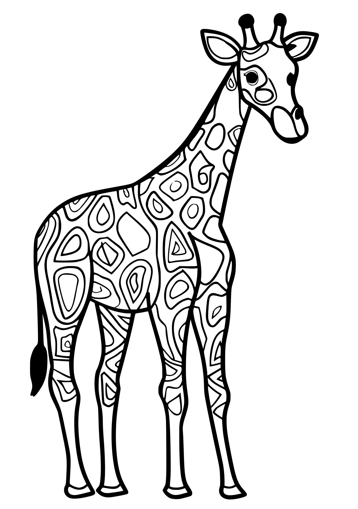 animal coloring pages llama, giraffe, camel, zebra, horse, free page downloads