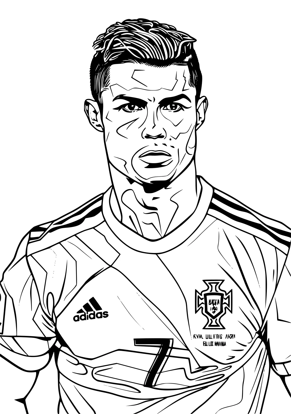 ronaldo coloring pages ronaldo, cristiano, captain, illustrator, free page downloads