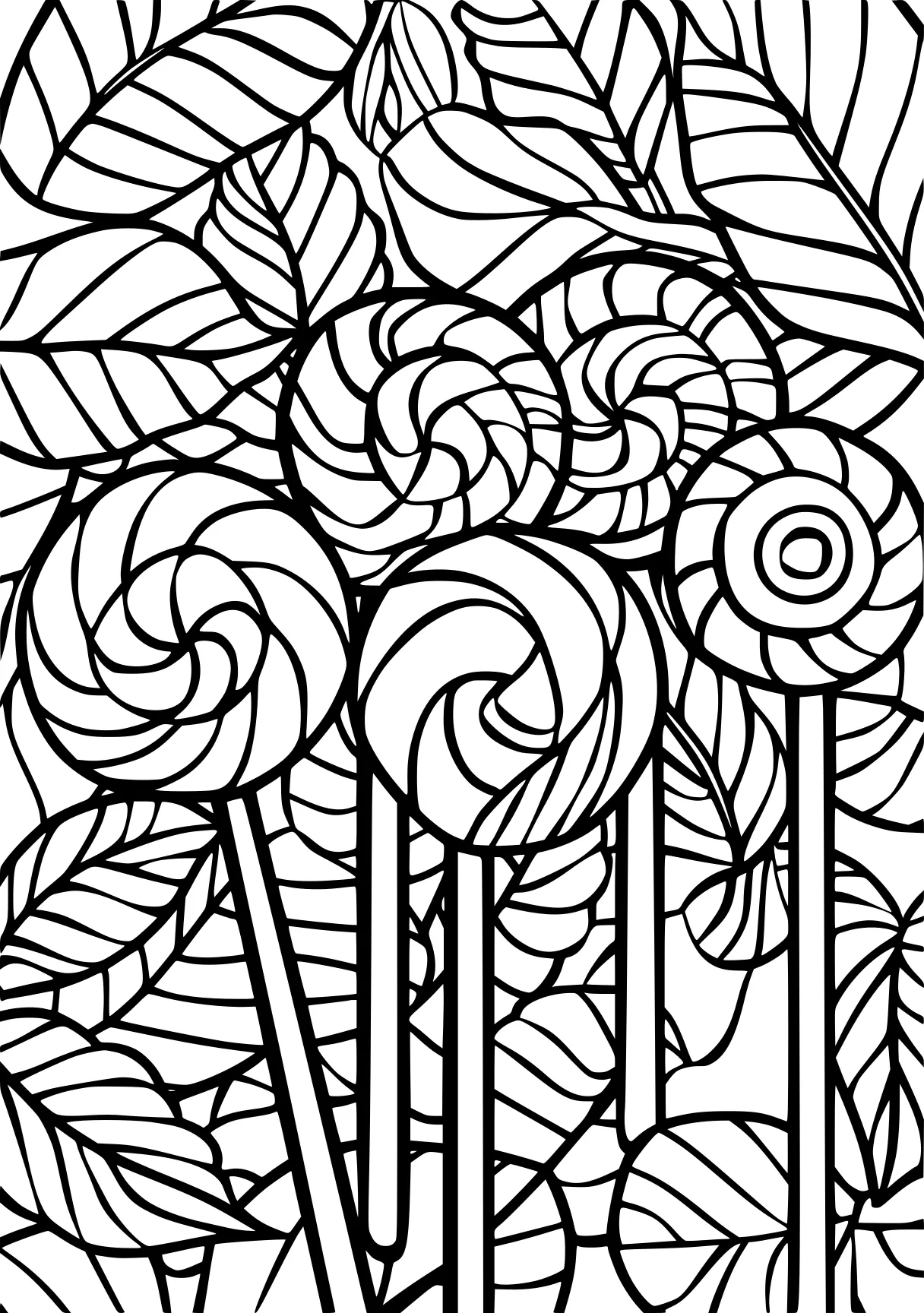 candy coloring page, zentangle, colouring, pattern, free downloads