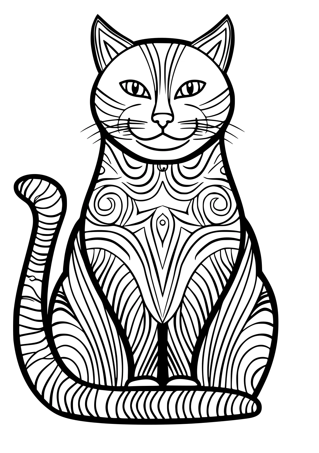 cat coloring pages printable, cat, illustrator, kitty, free page downloads