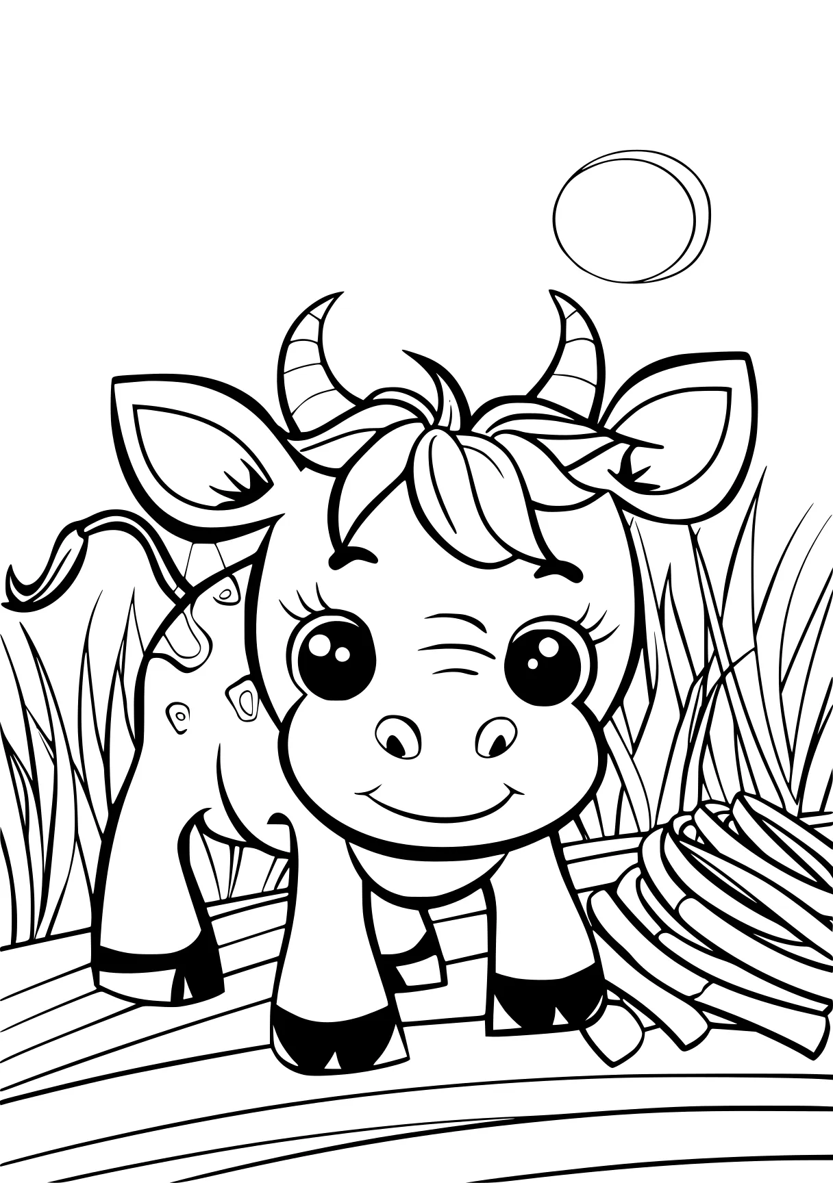 animals on the farm coloring pages cow, deer, pony, applejack, sheep, free page downloads