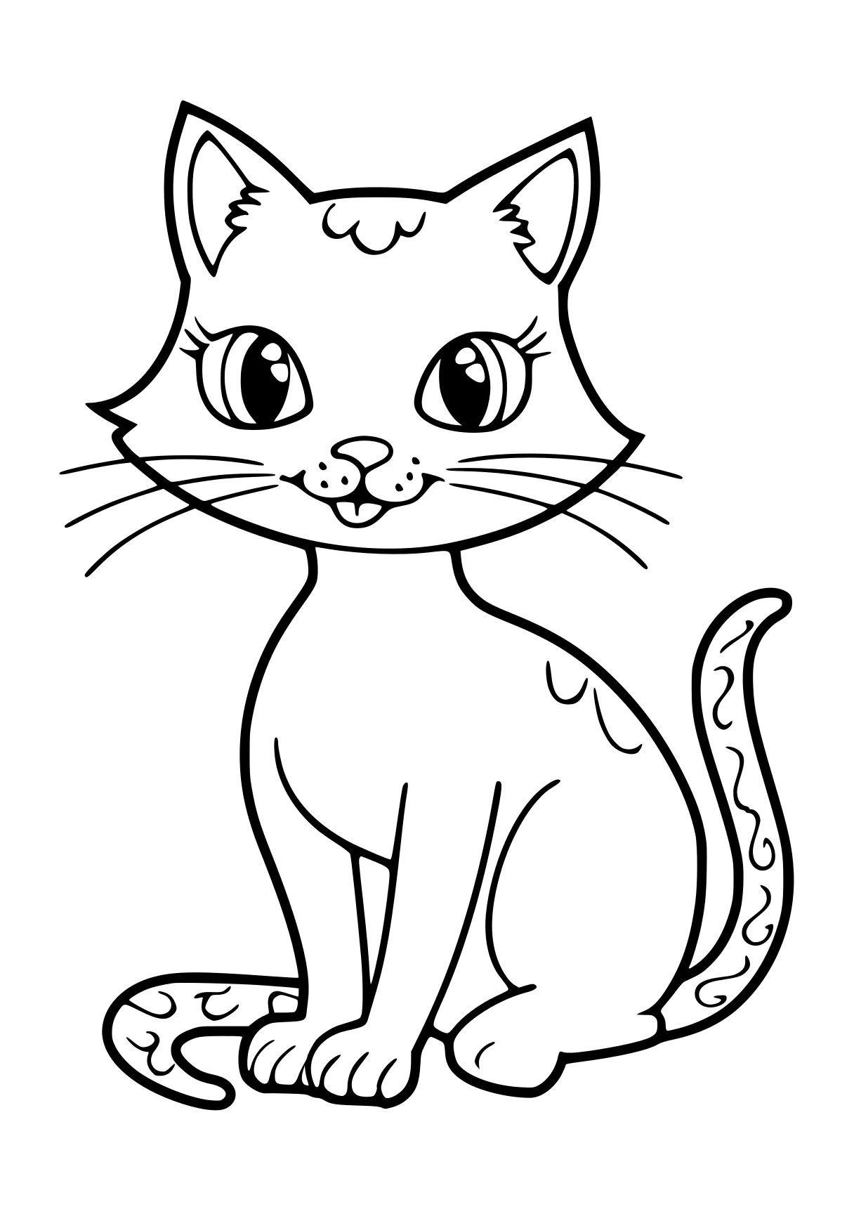 kitty coloring page aristocats, cat, kitty, free downloads