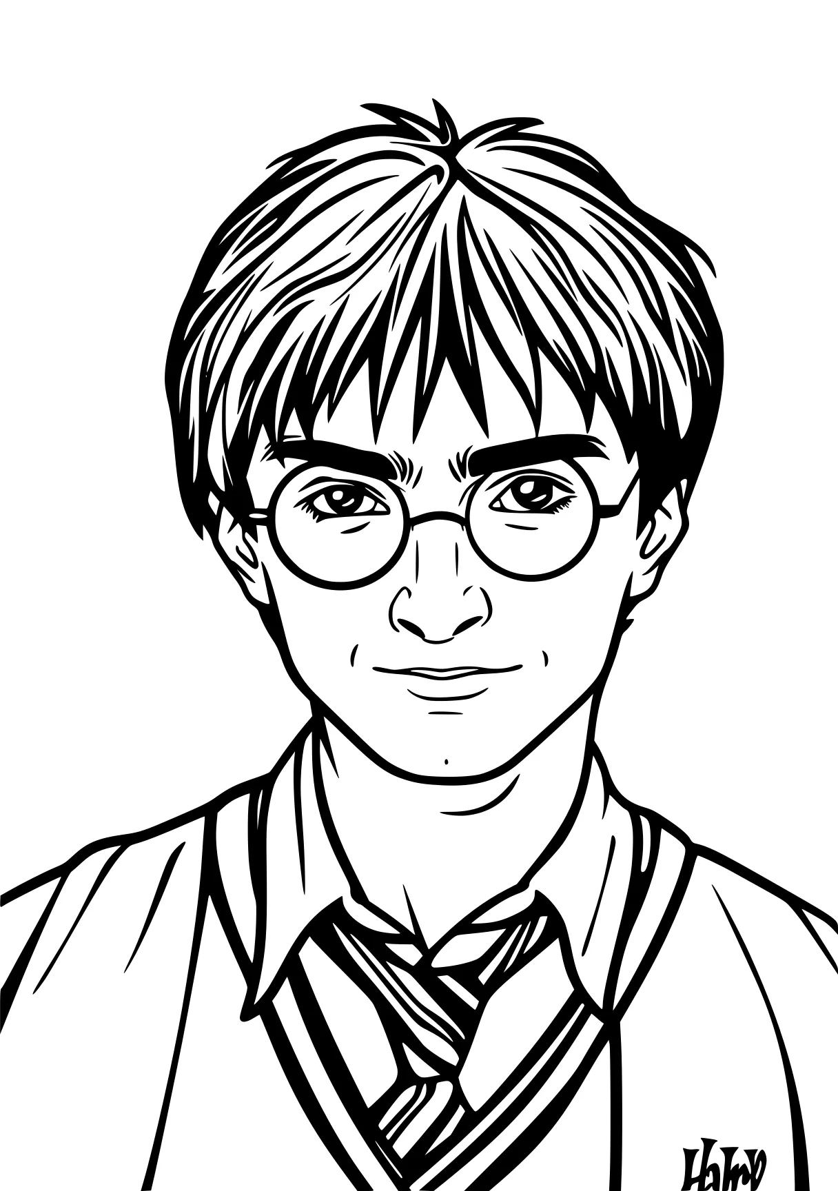 harry potter coloring pages potter, illustrator, sumikko, manga, hp, free page downloads