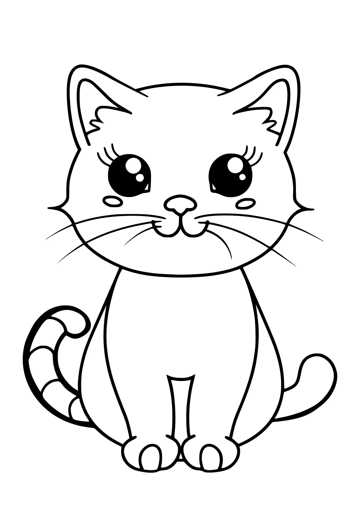 cute cat coloring pages jigglypuff, kitty, unikitty, mew, cat, free page downloads