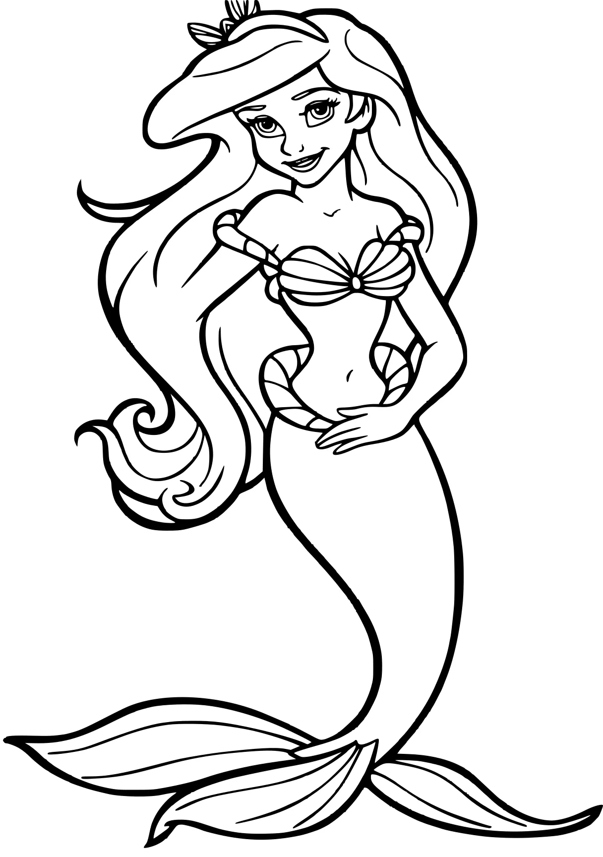 ariel coloring pages mermaid, ariel, siren, jasmine, free page downloads