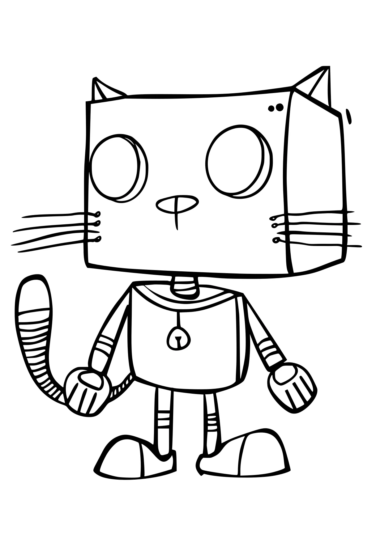 lankybox coloring page unikitty, robot, gumball, octonauts, boxy, free downloads