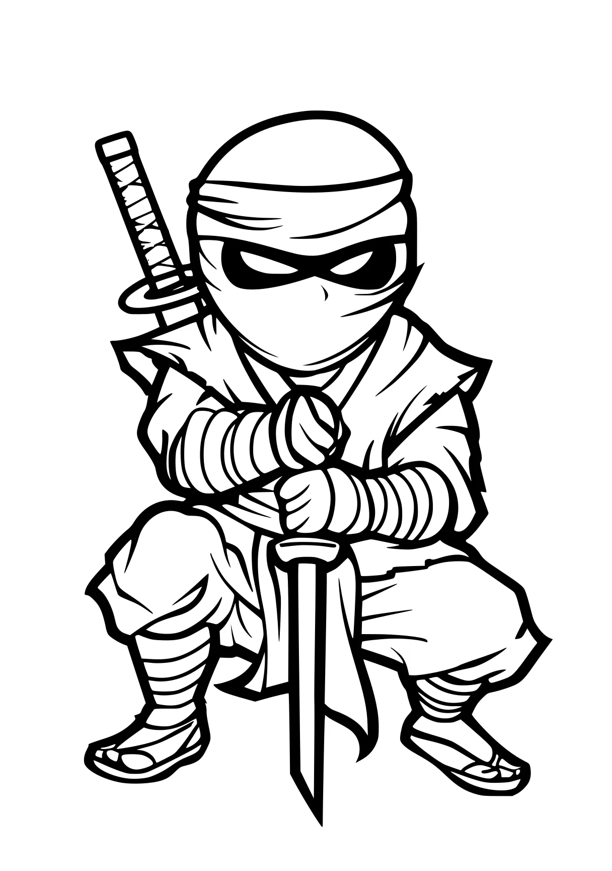 ninja coloring page ninja, ninjago, scorpion, katana, kakashi, free downloads