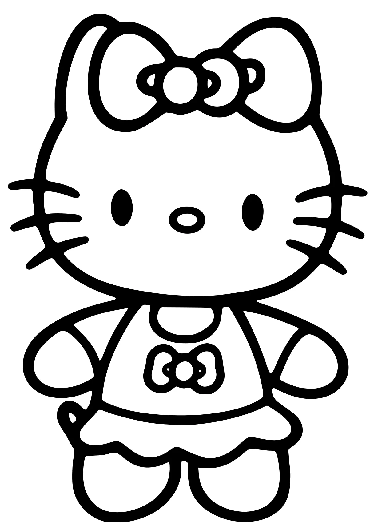 hello kitty coloring book sanrio, kitty, unikitty, garfield, cinnamoroll, free page downloads