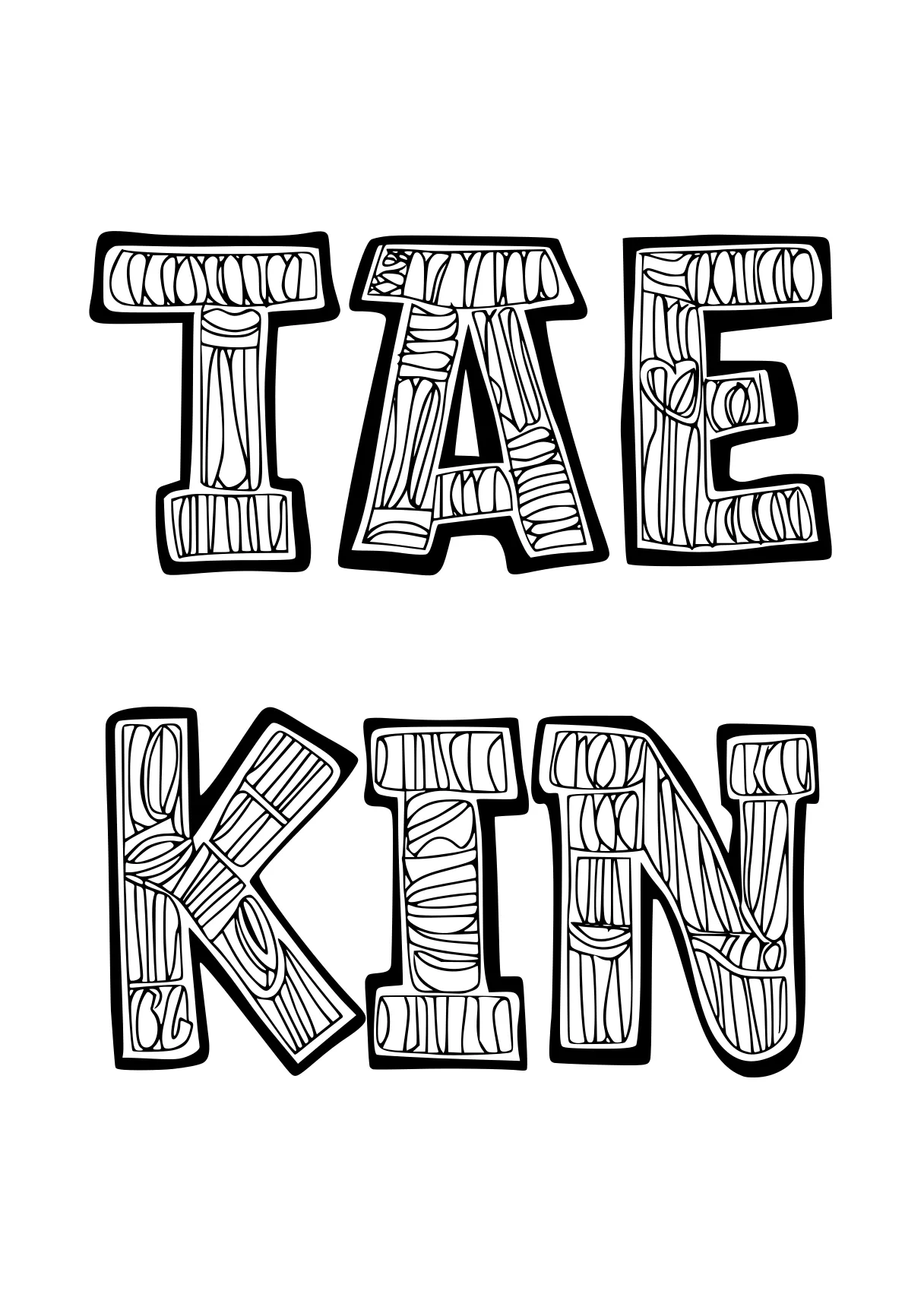 alphabet coloring pages tayo, twinkl, taco, k, karen, free page downloads