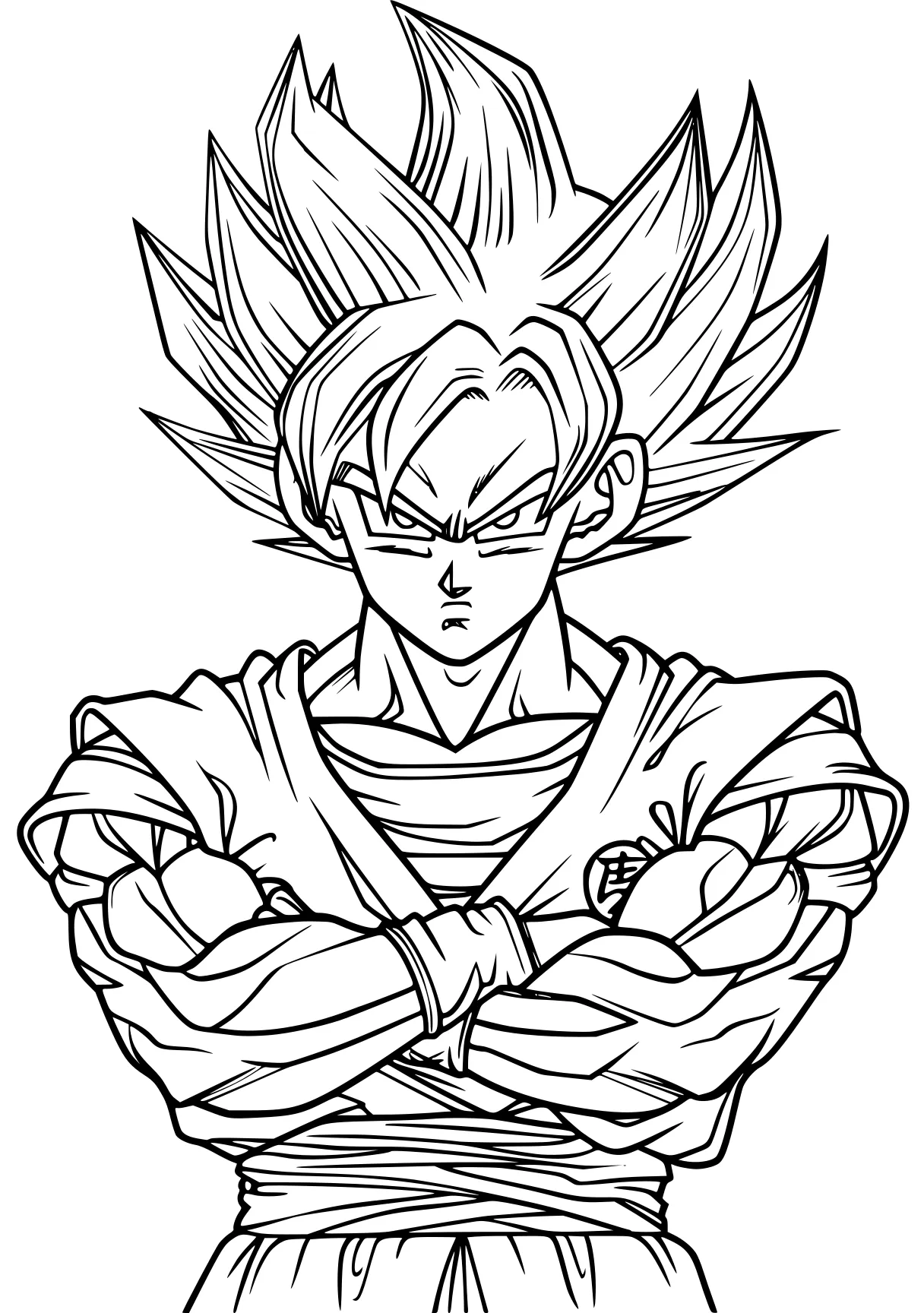 dragon ball z coloring pages vegeta, gogeta, goku, broly, vegito, free page downloads