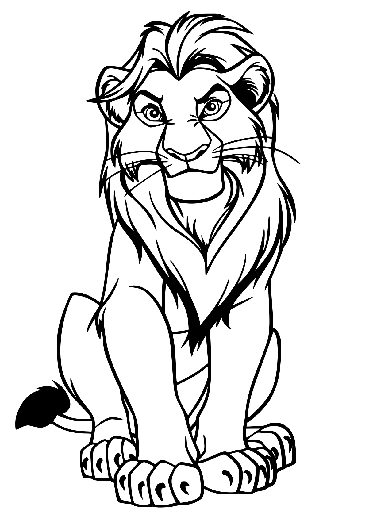 lion king coloring pages lion, simba, lions, scratch, panther, free page downloads