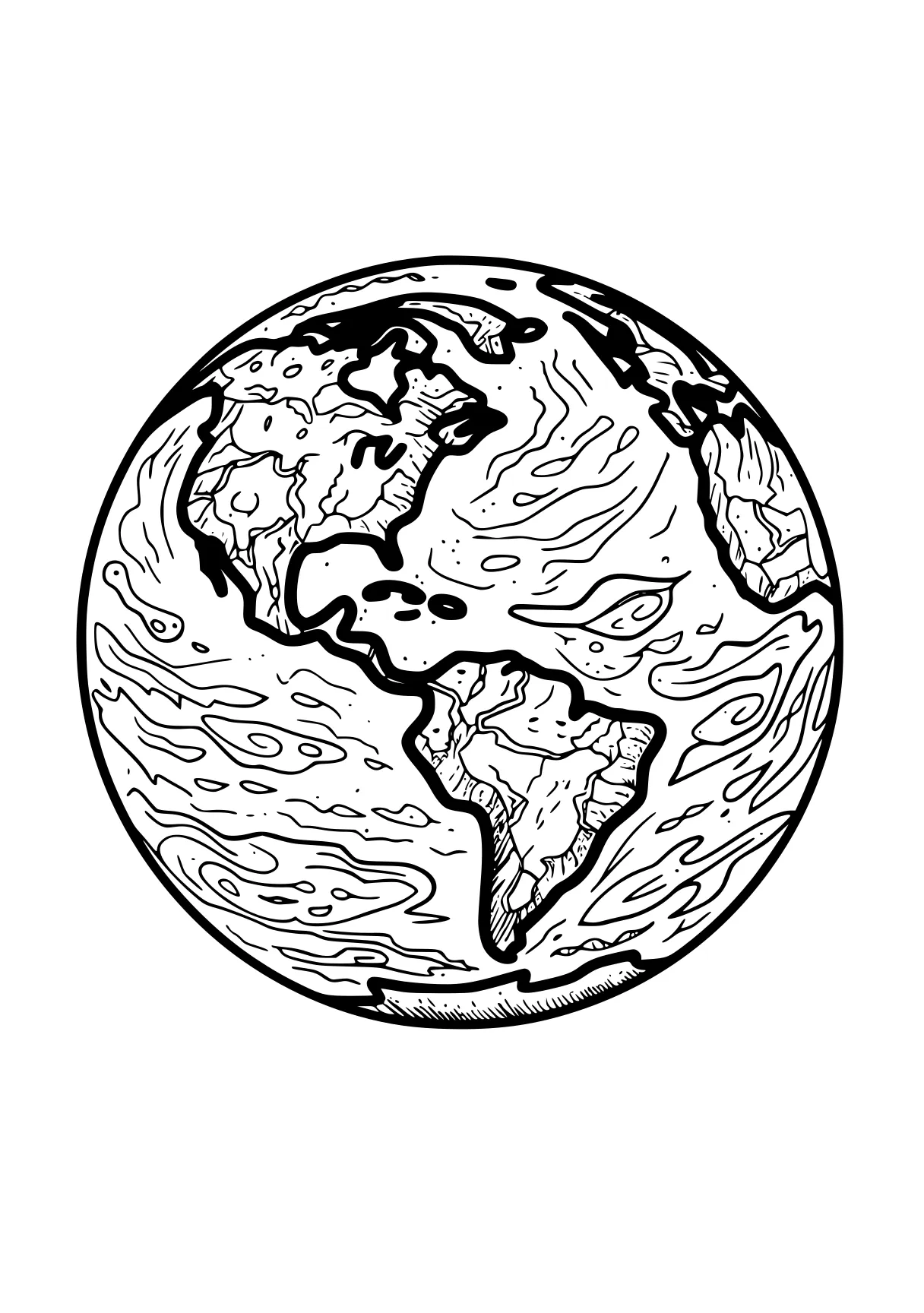 earth coloring page globe, earth, world, circle, round, free downloads