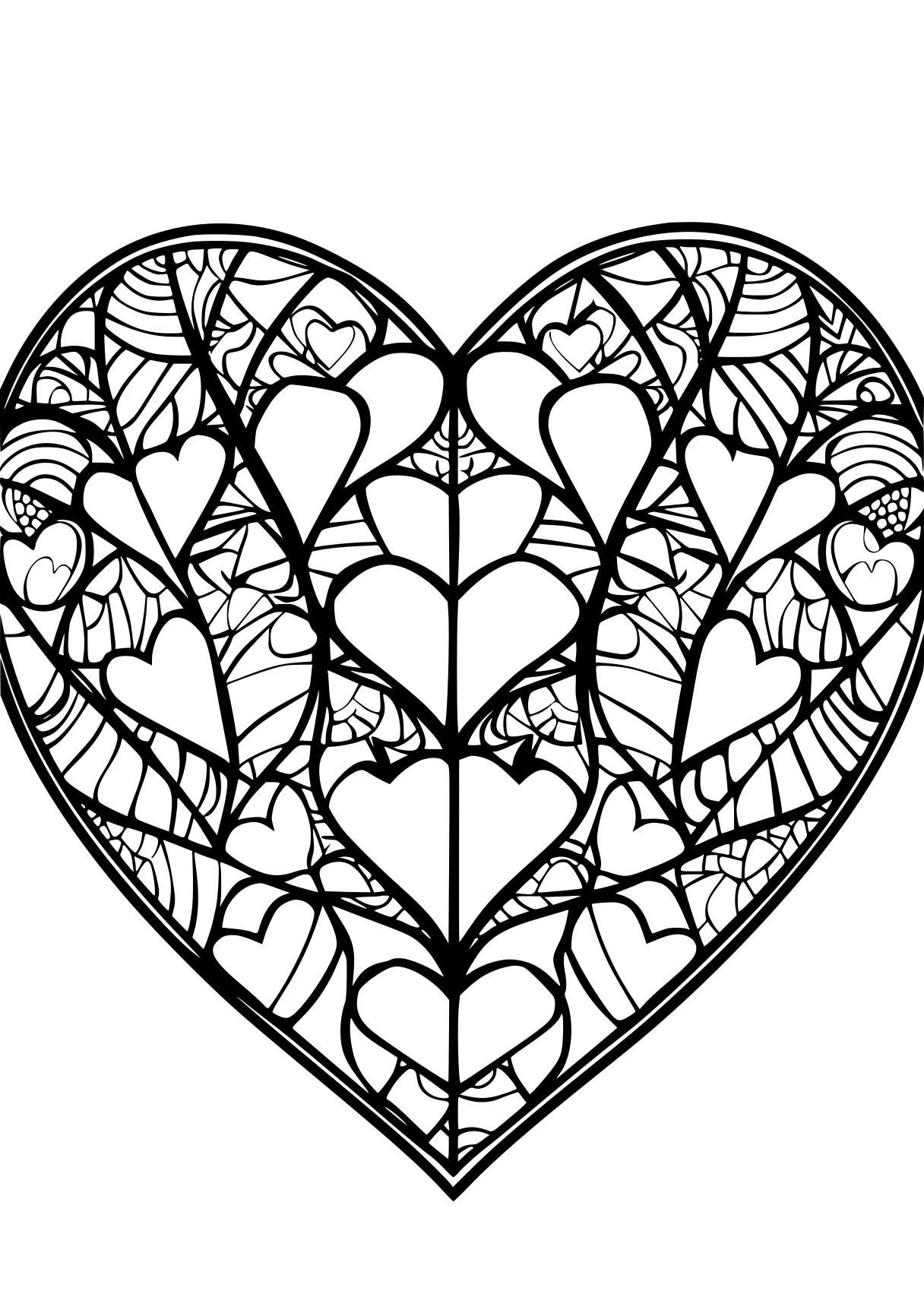 heart coloring pages iheartcraftythings, heart, zentangle, ornament, free page downloads