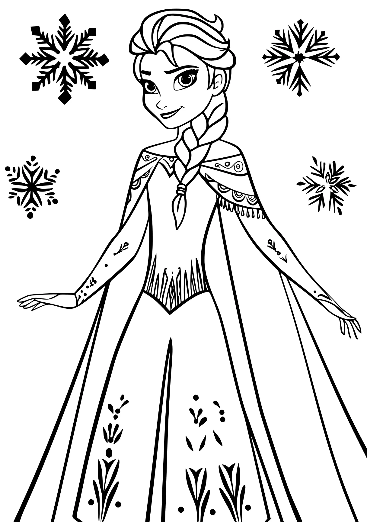 elsa coloring pages elsa, elf, nutcracker, tiana, princess, free page downloads