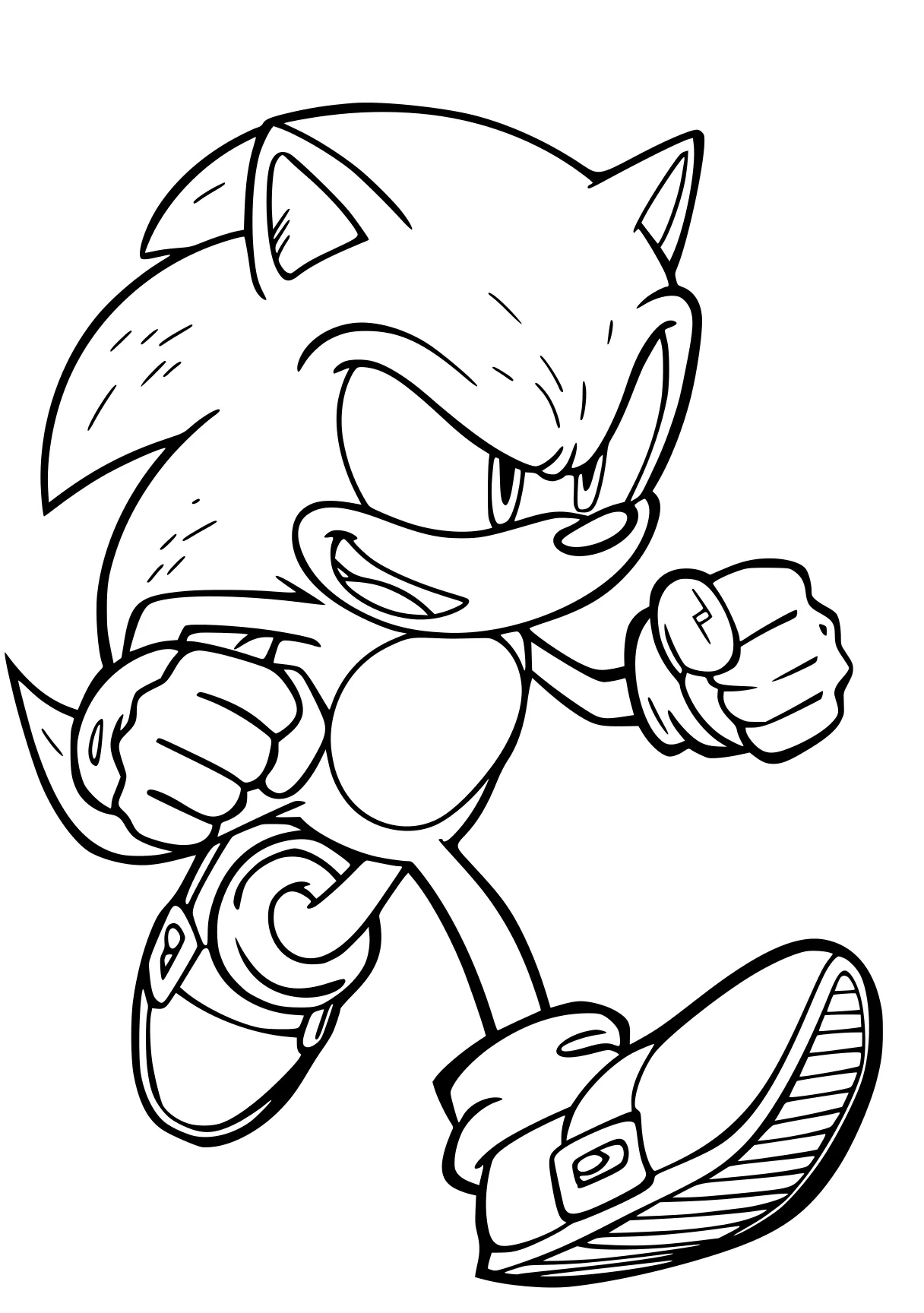 super sonic coloring page sonic, knuckles, hedgehog, tails, coloring, free downloads