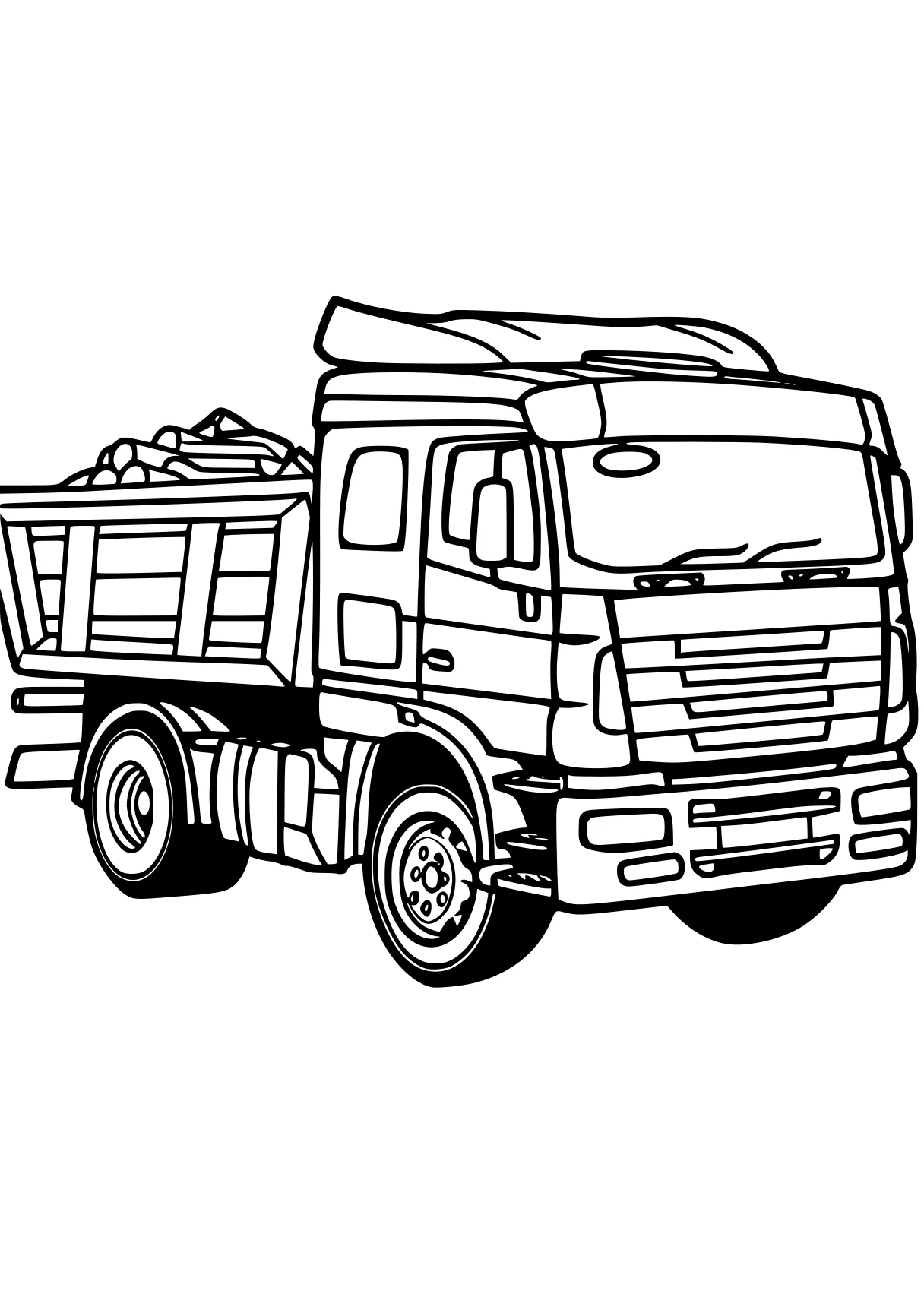 truck coloring pages truck, trucks, semi, vehicle, size, free page downloads