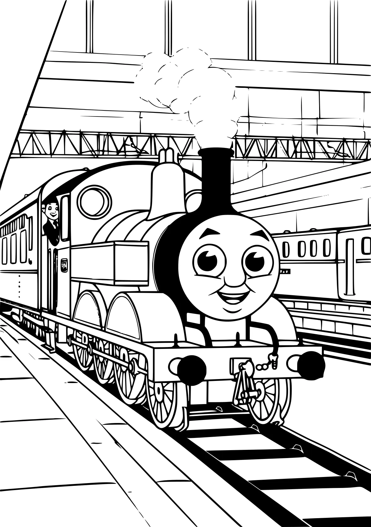 thomas the tank engine colouring pages thomas, train, percy, dora, free coloring page downloads