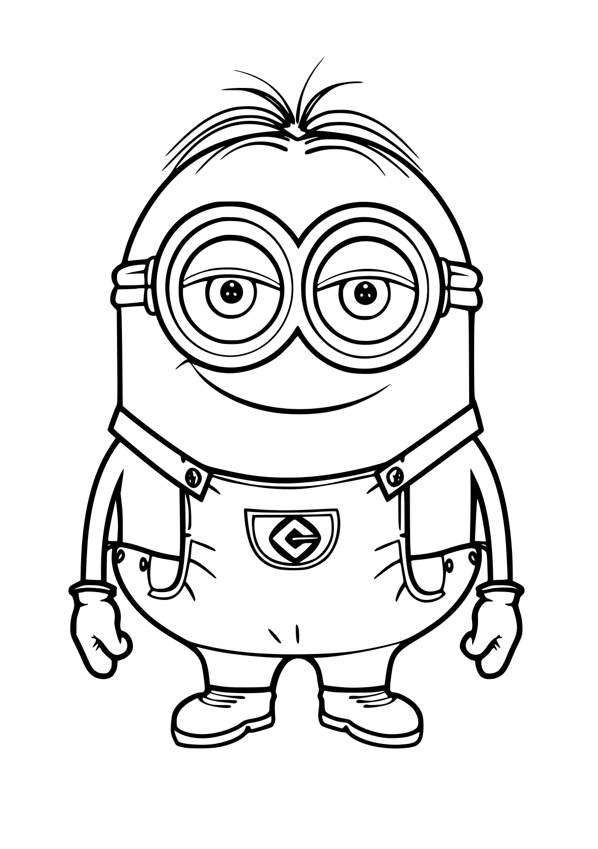 fun coloring pages minion, minions, doraemon, pororo, free page downloads