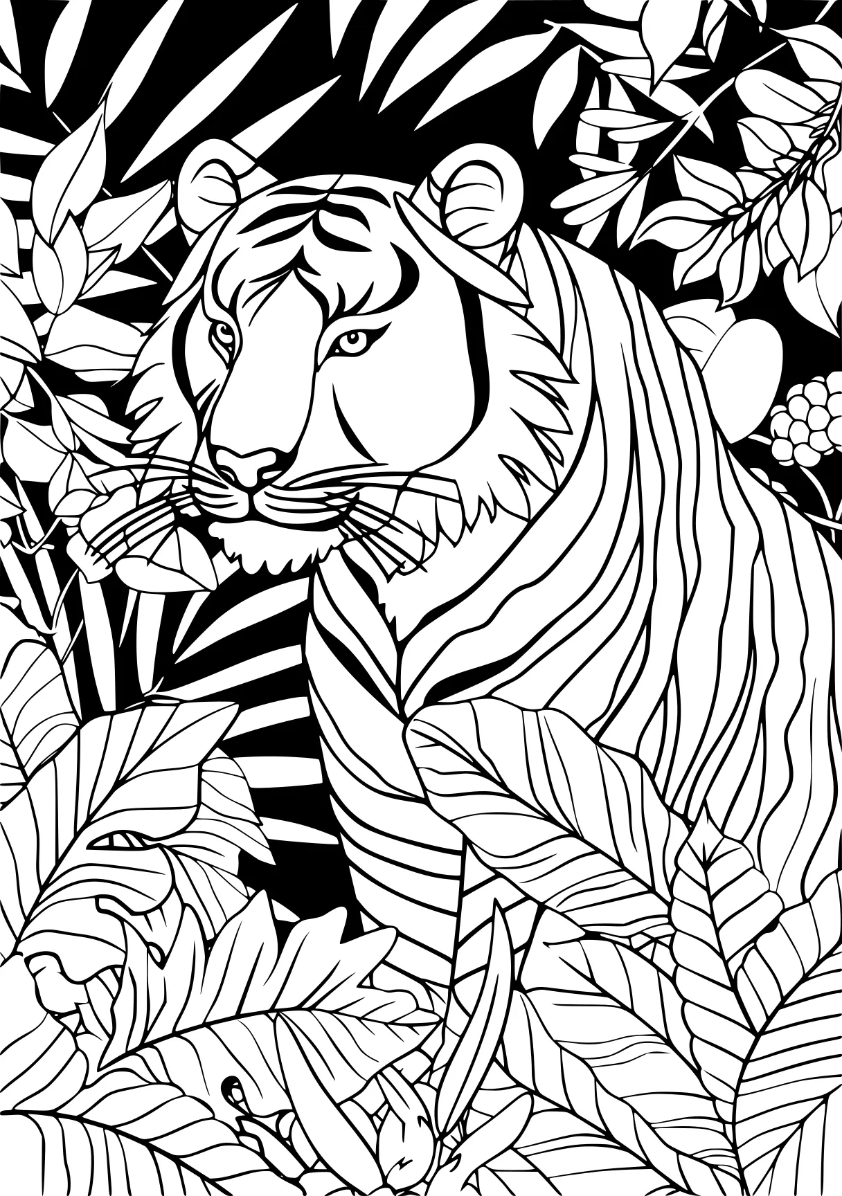 coloring pages for animals, tiger, colouring, zebra, free page downloads