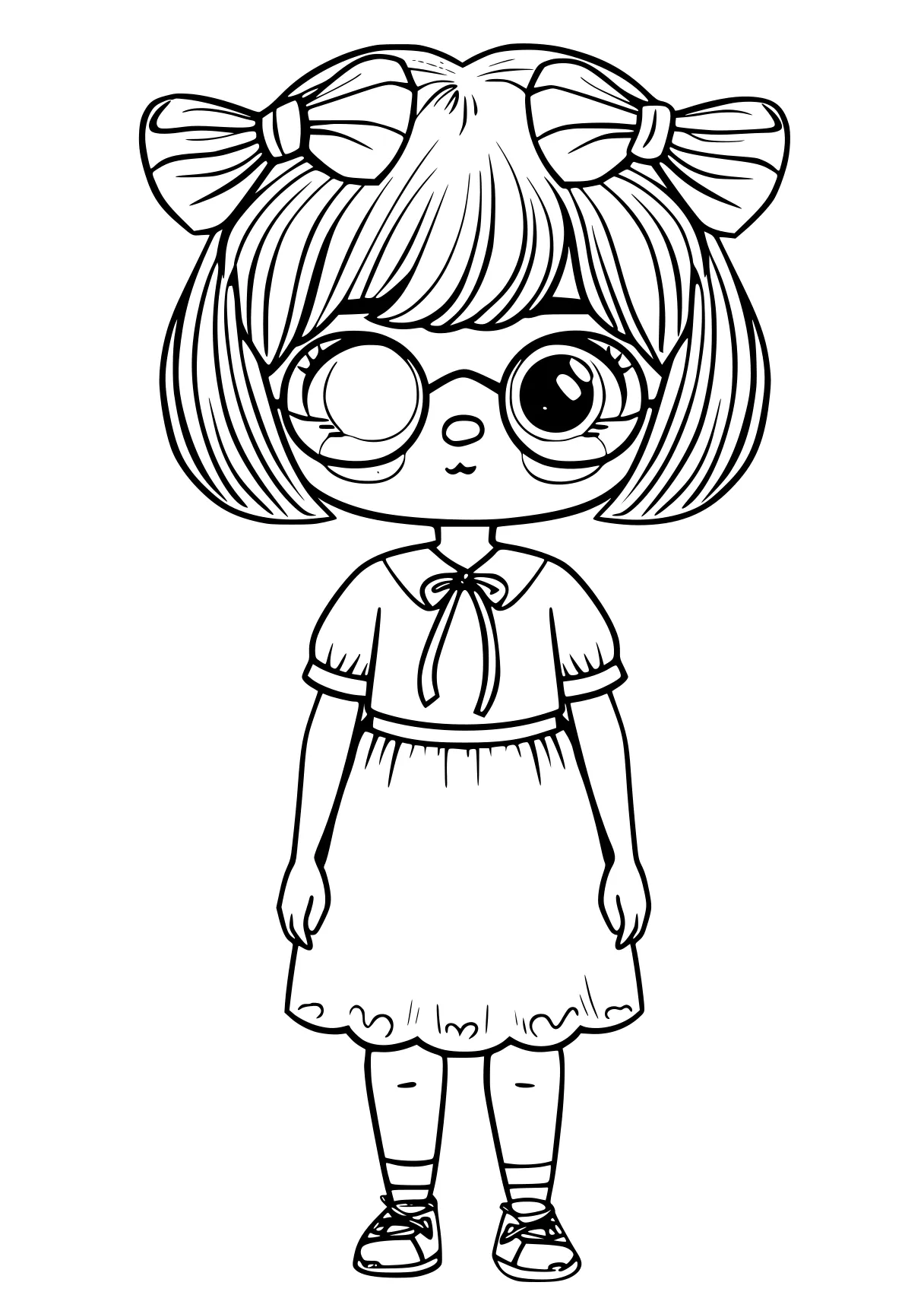 free coloring pages cinnamoroll, chibi, sailor, doll, kuromi, page downloads