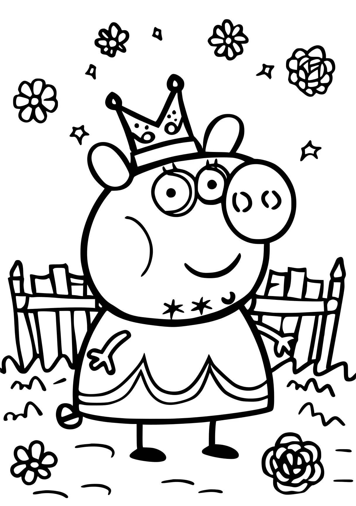 peppa coloring page pinkfong, peppa, shopkins, free downloads